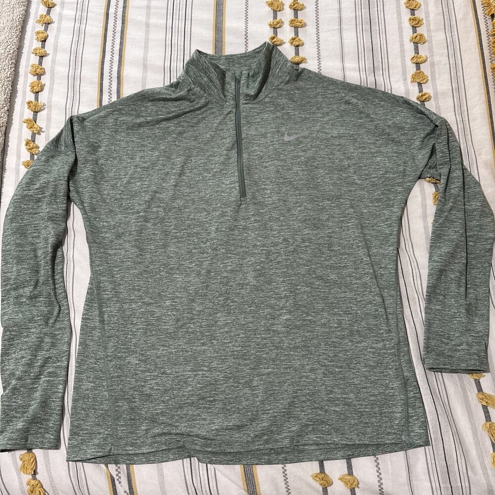 Nike Running Dri-Fit M Long Sleeve 1/4 Zip Shirt, Athleisure, Run, Outdoor, EUC